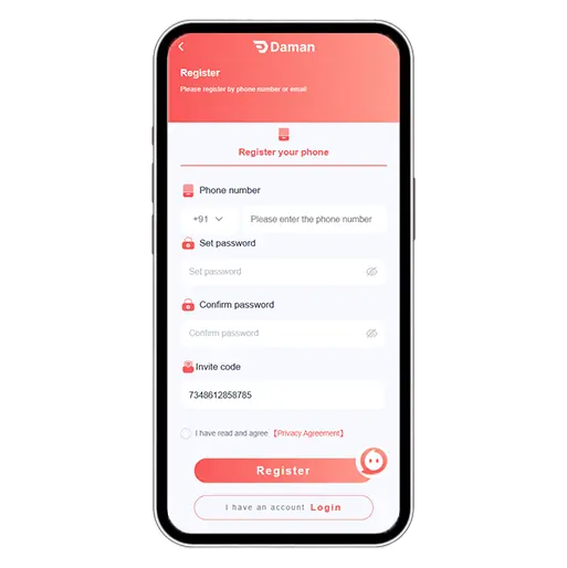 Yono Rummy 777 Registration Step 1