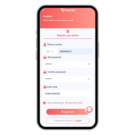 Yono Rummy 777 Registration Step 2